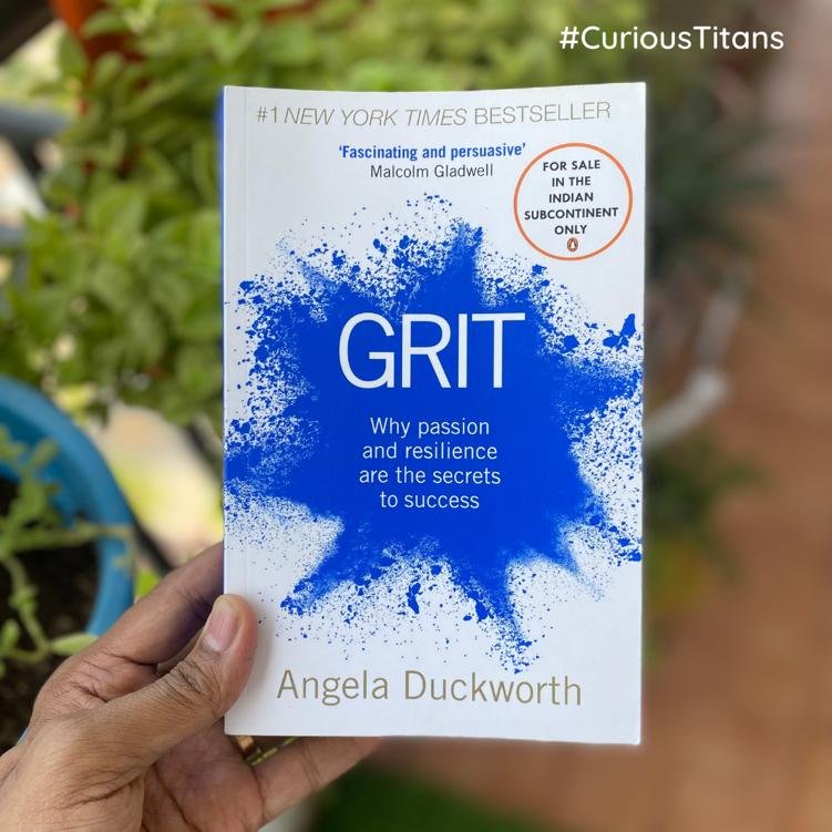 CuriousTitans Book Review - Grit by Angela Duckworth