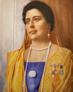 Meherbai Tata wearing Jubilee Diamond