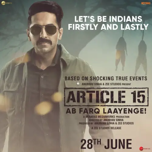 Article 15 movie poster